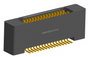 NK-2B4-031-225-0000-010 - Nano-miniature D-shaped vertical surface board mount (SMT) connector with mounting holes, 2 rows with 31 contacts, and no hardware. (Receptacle)