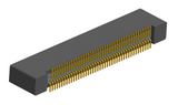 NK-2B2-085-228-0000 - Nano-miniature D-shaped vertical surface board mount (SMT) connector with mounting holes, 2 rows with 85 contacts, and no hardware. (Receptacle)