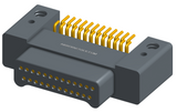 NK-2C5-025-125-0000 - Nano-miniature D-shaped horizontal surface board mount (SMT) connector with mounting holes, 2 rows with 25 contacts, and no hardware. (Plug)