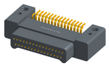NK-2C4-031-128-0000 - Nano-miniature D-shaped horizontal surface board mount (SMT) connector with mounting holes, 2 rows with 31 contacts, and no hardware. (Plug)