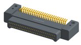 NK-2C4-051-128-0000 - Nano-miniature D-shaped horizontal surface board mount (SMT) connector with mounting holes, 2 rows with 51 contacts, and no hardware. (Plug)