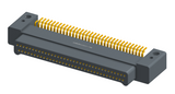 NK-2C5-069-128-0000 - Nano-miniature D-shaped horizontal surface board mount (SMT) connector with mounting holes, 2 rows with 69 contacts, and no hardware. (Plug)