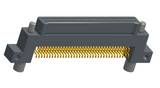 NK-2C5-069-128-JC00 - Nano-miniature D-shape horiztonal surface board mount connector with mounting ears & holes, 2 rows with 69 contacts, and no hardware. (Plug)