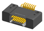 NK-2D4-015-228-0000 - Nano-miniature D-shaped horizontal surface board mount (SMT) connector with mounting holes, 2 rows with 15 contacts, and no hardware. (Receptacle)