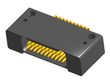 NK-2D2-021-225-0000 - Nano-miniature D-shaped horizontal surface board mount (SMT) connector with mounting holes, 2 rows with 21 contacts, and no hardware. (Receptacle)