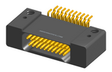 NK-2D2-021-225-0000 - Nano-miniature D-shaped horizontal surface board mount (SMT) connector with mounting holes, 2 rows with 21 contacts, and no hardware. (Receptacle)