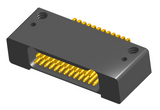 NK-2D2-025-225-0000 - Nano-miniature D-shaped horizontal surface board mount (SMT) connector with mounting holes, 2 rows with 25 contacts, and no hardware. (Receptacle)