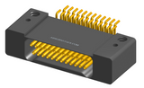 NK-2D2-025-225-0000 - Nano-miniature D-shaped horizontal surface board mount (SMT) connector with mounting holes, 2 rows with 25 contacts, and no hardware. (Receptacle)