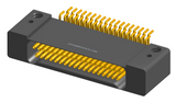 NK-2D2-037-228-0000 - Nano-miniature D-shaped horizontal surface board mount (SMT) connector with mounting holes, 2 rows with 37 contacts, and no hardware. (Receptacle)