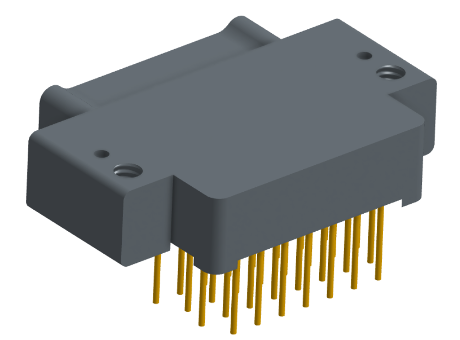 NK-2E2-031-335-0000 - Nano-miniature D-shaped right angle plated through hole (PTH) board mount connector with mounting holes, 2 rows with 31 contacts, and no hardware. (Plug)