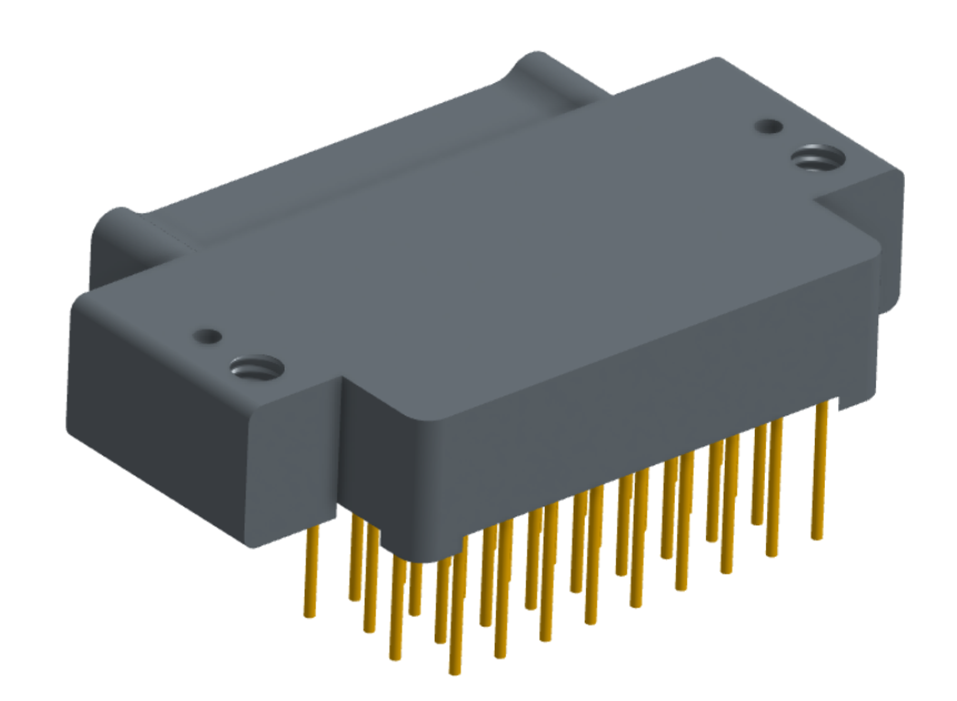 NK-2E2-037-335-0000 - Nano-miniature D-shaped right angle plated through hole (PTH) board mount connector with mounting holes, 2 rows with 37 contacts, and no hardware. (Plug)