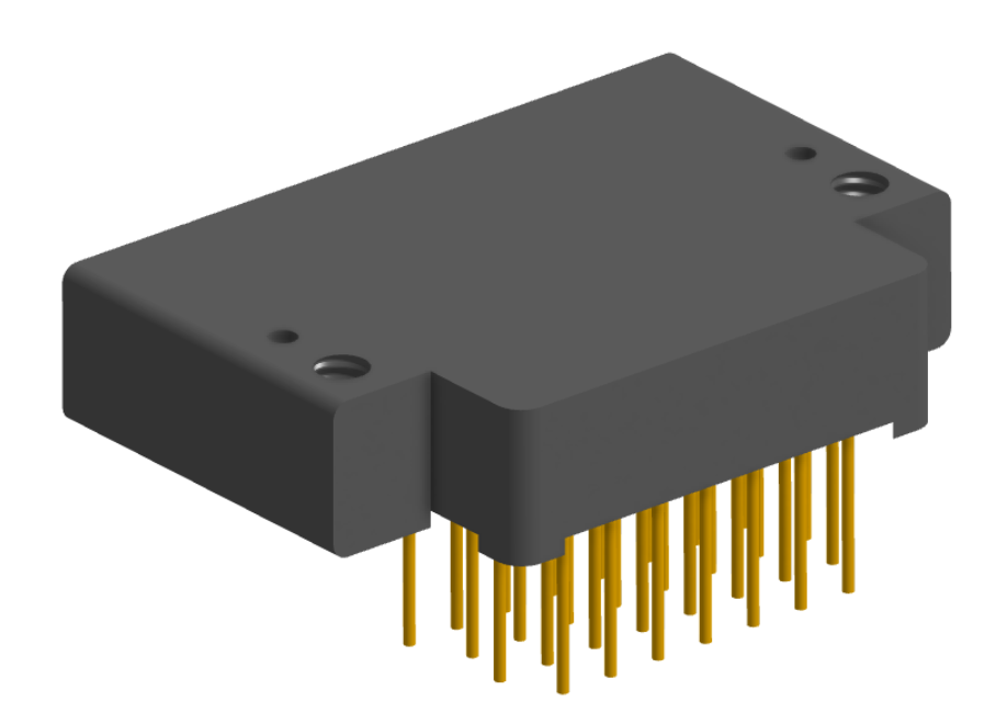 NK-2F2-031-435-0000 - Nano-miniature D-shaped right angle plated through hole (PTH) board mount connector with mounting holes, 2 rows with 31 contacts, and no hardware. (Receptacle)