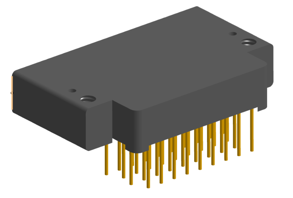 NK-2F2-037-435-0000 - Nano-miniature D-shaped right angle plated through hole (PTH) board mount connector with mounting holes, 2 rows with 37 contacts, and no hardware. (Receptacle)
