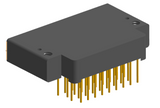 NK-2F2-037-435-0000 - Nano-miniature D-shaped right angle plated through hole (PTH) board mount connector with mounting holes, 2 rows with 37 contacts, and no hardware. (Receptacle)