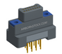 NK-2G4-015-135-TH00 - Nano-miniature D-shaped vertical plated through hole (PTH) board mount connector, 2 rows with 15 contacts, and no hardware. (Plug)