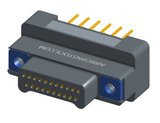 NK-2G2-021-135-TH00 - Nano-miniature D-shaped vertical plated through hole (PTH) board mount connector, 2 rows with 21 contacts, and no hardware. (Plug)