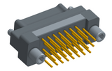 NK-2G2-031-145-JC00 - Nano-miniature D-shaped vertical plated through hole (PTH) board mount connector, 2 rows with 31 contacts, and no hardware. (Plug)