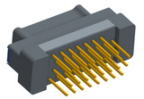 NK-2G2-031-135-TH00 - Nano-miniature D-shaped vertical plated through hole (PTH) board mount connector, 2 rows with 31 contacts, and no hardware. (Plug)