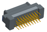 NK-2G2-037-135-TH00 - Nano-miniature D-shaped vertical plated through hole (PTH) board mount connector, 2 rows with 37 contacts, and no hardware. (Plug)
