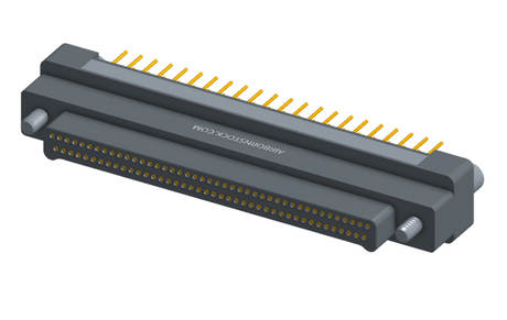 NK-2G2-085-135-JC00 - Nano-miniature D-shaped vertical plated through hole (PTH) board mount connector, 2 rows with 85 contacts, and no hardware. (Plug)