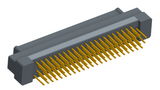 NK-2G2-091-138-0000 - Nano-miniature D-shaped vertical plated through hole (PTH) board mount connector, 2 rows with 91 contacts, and no hardware. (Plug)