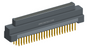 NK-2G4-091-138-0000 - Nano-miniature D-shaped vertical plated through hole (PTH) board mount connector, 2 rows with 91 contacts, and no hardware. (Plug)