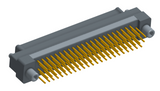 NK-2G2-091-135-JC00 - Nano-miniature D-shaped vertical plated through hole (PTH) board mount connector, 2 rows with 91 contacts, and no hardware. (Plug)