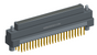 NK-2G4-091-135-JC00 - Nano-miniature D-shaped vertical plated through hole (PTH) board mount connector, 2 rows with 91 contacts, and no hardware. (Plug)