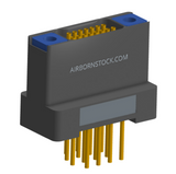 NK-2H2-015-235-TH00 - Nano-miniature D-shaped vertical plated through hole (PTH) board mount connector with mounting holes, 2 rows with 15 contacts, and threaded holes for attachment hardware. (Receptacle)