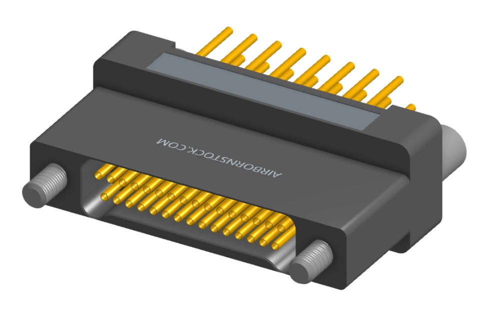 NK-2H2-031-235-JC00 - Nano-miniature D-shaped vertical plated through hole (PTH) board mount connector, 2 rows with 31 contacts, and no hardware. (Receptacle)