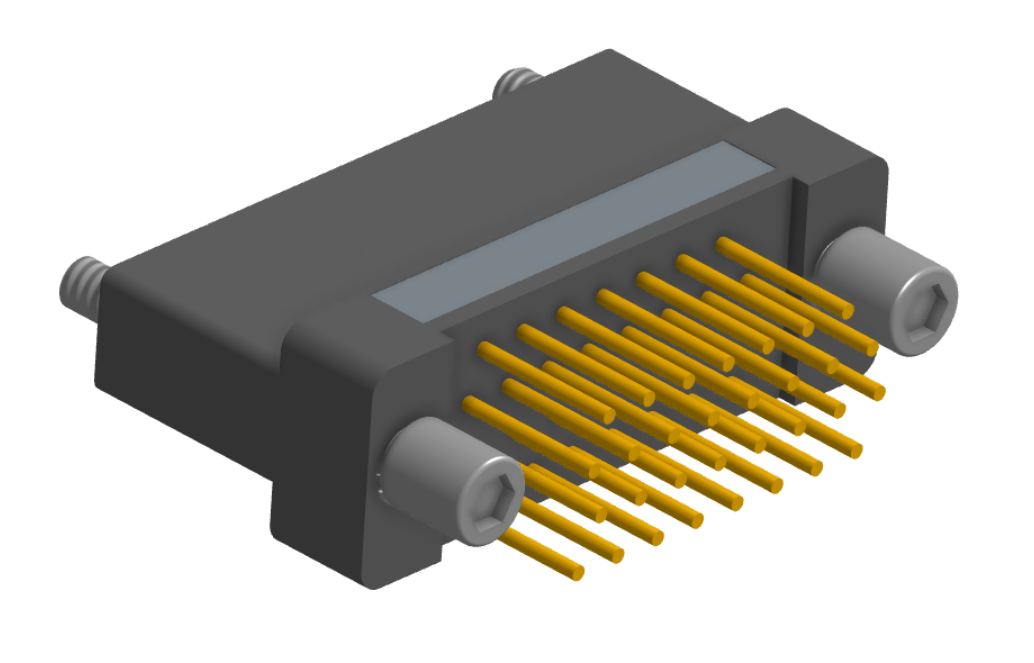 NK-2H2-031-235-JC00 - Nano-miniature D-shaped vertical plated through hole (PTH) board mount connector, 2 rows with 31 contacts, and no hardware. (Receptacle)