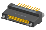 NK-2H2-037-255-JC00 - Nano-miniature D-shaped vertical plated through hole (PTH) board mount connector, 2 rows with 37 contacts, and no hardware. (Receptacle)