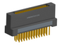 NK-2H4-051-238-0000 - Nano-miniature D-shaped vertical plated through hole (PTH) board mount connector with mounting holes, 2 rows with 51 contacts, and no hardware. (Receptacle)