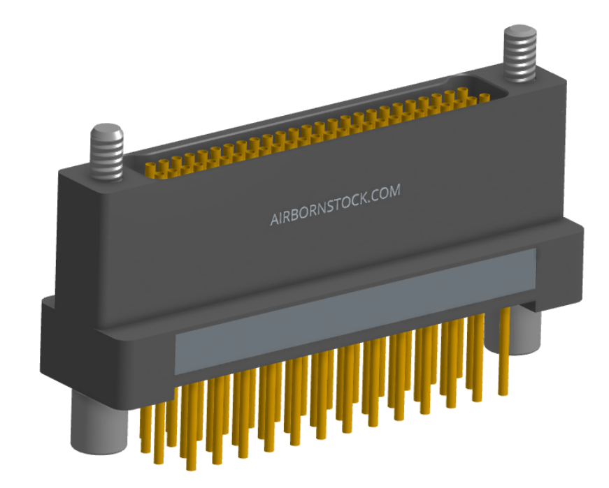 NK-2H2-051-235-JC00 - Nano-miniature D-shaped vertical plated through hole (PTH) board mount connector, 2 rows with 51 contacts, and no hardware. (Receptacle)