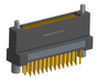 NK-2H4-051-235-JC00 - Nano-miniature D-shaped vertical plated through hole (PTH) board mount connector, 2 rows with 51 contacts, and no hardware. (Receptacle)