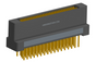 NK-2H4-065-238-0000 - Nano-miniature D-shaped vertical plated through hole (PTH) board mount connector with mounting holes, 2 rows with 65 contacts, and no hardware. (Receptacle)