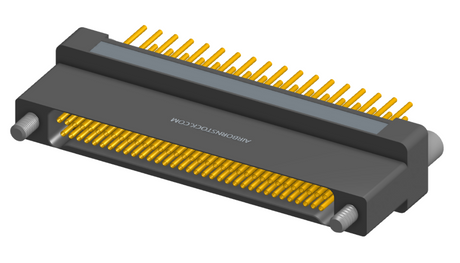 NK-2H2-069-235-JC00 - Nano-miniature D-shaped vertical plated through hole (PTH) board mount connector, 2 rows with 69 contacts, and no hardware. (Receptacle)