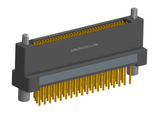 NK-2H2-069-238-JC00 - Nano-miniature D-shaped vertical plated through hole (PTH) board mount connector, 2 rows with 69 contacts, and no hardware. (Receptacle)