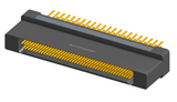 NK-2H2-085-238-0000 - Nano-miniature D-shaped vertical plated through hole (PTH) board mount connector with mounting holes, 2 rows with 85 contacts, and no hardware. (Receptacle)