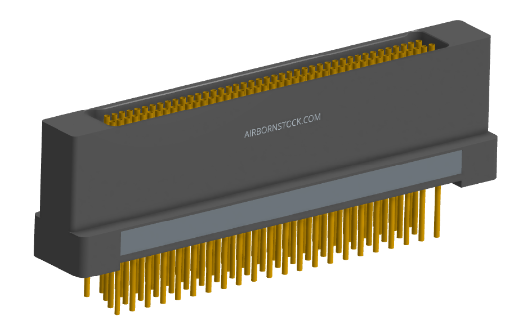 NK-2H2-085-238-0000 - Nano-miniature D-shaped vertical plated through hole (PTH) board mount connector with mounting holes, 2 rows with 85 contacts, and no hardware. (Receptacle)