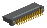 NK-2H2-085-235-JC00 - Nano-miniature D-shaped vertical plated through hole (PTH) board mount connector, 2 rows with 85 contacts, and no hardware. (Receptacle)