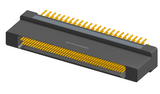 NK-2H2-091-235-0000 - Nano-miniature D-shaped vertical plated through hole (PTH) board mount connector with mounting holes, 2 rows with 91 contacts, and no hardware. (Receptacle)