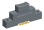 NK-2K4-015-128-0000 - Nano-miniature D-shaped vertical surface board mount (SMT) connector with mounting ears, 2 rows with 15 contacts, and no hardware. (Plug)
