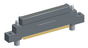 NK-2K4-065-125-JC00 - Nano-miniature D-shaped vertical surface board mount (SMT) connector with mounting ears, 2 rows with 65 contacts, and no hardware. (Plug)