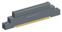NK-2K4-069-128-0000 - Nano-miniature D-shaped vertical surface board mount (SMT) connector with mounting ears, 2 rows with 69 contacts, and no hardware. (Plug)