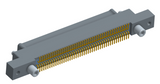 NK-2K4-091-128-JC00-010 - Nano-miniature D-shaped vertical surface board mount (SMT) connector with mounting ears, 2 rows with 91 contacts, and no hardware. (Plug)