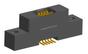 NK-2L4-009-228-0000-010 - Nano-miniature D-shaped vertical surface board mount (SMT) connector with mounting ears, 2 rows with 9 contacts, and no hardware. (Receptacle)