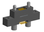 NK-2L4-009-225-JC00 - Nano-miniature D-shaped vertical surface board mount (SMT) connector with mounting ears, 2 rows with 9 contacts, and no hardware. (Receptacle)