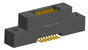 NK-2L4-015-225-0000 - Nano-miniature D-shaped vertical surface board mount (SMT) connector with mounting ears, 2 rows with 15 contacts, and no hardware. (Receptacle)