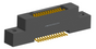 NK-2L4-025-228-0000 - Nano-miniature D-shaped vertical surface board mount (SMT) connector with mounting ears, 2 rows with 25 contacts, and no hardware. (Receptacle)